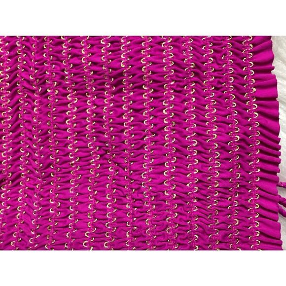 New fuchsia smocked bikini set. My bottoms are a slightly different design - Picture 11 of 12